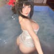 Need a relaxation therapy ? How bout boob massage ?~😛 Onsen 温泉 HQ Photoset : ht…