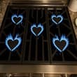 heart-shaped flames ♡