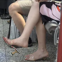 极品少妇透明高跟美足诱惑 #恋足 #美脚 #足交 #舔脚