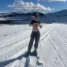late to the posting party but oh what i fun i had frolicking in the snow with @…