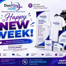 ✨ Happy New Week from DonKing Media! 💙💜 New week, new opportunities, new goals!…