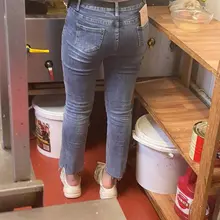 群友分享亲姐姐第四弹 #翘臀 #紧身牛仔裤 #意淫