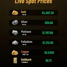 Breaking 🚨: Silver hits $66. Gold climbs to $4,367. Platinum nears $1,800. Pall…