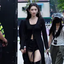 No.mx1525王玉雯上海SMFK活动生图，黑色长筒靴大长腿，冷酷御姐范 [110P+1.15G] #明星生图 #王玉雯 自购地址：https://t.co…
