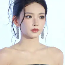 No.mx1520程潇上海MAC活动生图，抹胸大长腿包臀裙高跟，身材太极品了，原来脖子上还有纹身呀 [190P+1.45G] #明星生图 #程潇 自购地址：h…