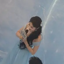 No.mx1512迪丽热巴安慕希活动生图，可爱蓝莓冰雪公主裙，超低胸深V，都V到腰那里了 [290P+2.66G] #明星生图 #迪丽热巴 自购地址：http…
