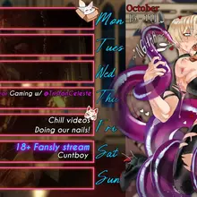 Stream schedule + FXNSLY STREAM! 【10/5 - 10/11】 -🔞Cuntboy Fxnsly stream! - Amne…