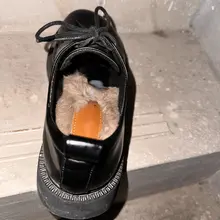 #扫楼 #打胶 #射鞋 还是那个jk的小皮鞋，冬天这个毛毛的撸有点太舒服了