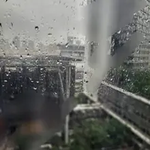 外面真的好大雨，好可怕，现在是红色预警呢⛈️🌧
