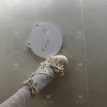 喜欢白丝吗，套在贱狗的脖子上面当栓狗绳哦，现在乖乖跟主人走吧 #龟头责 #女s #男m #女王 #原味 #贱狗 #恋足 #调教 #羞辱 #贡奴 #lo鞋 #红…
