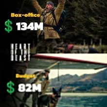 Brad Pitt Heart of the Beast did $134M on an $82M budget. 🔥