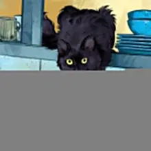 What do you have in your paws?! A KNIFE!