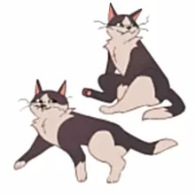 Pre "catwheezie" cat art I did in early 2020