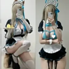 Two types of maid for you today ♡ Which one do you like more? #BlueArchive #ich…