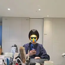어제 머리 볼륨매직 했덩~🫠 반가사유상도 보고 왔음ㅎㅎ