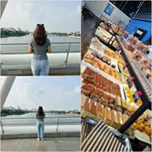 Getting some fresh air during the Chuseok holiday~ As much as she ate lol 추석 수고…