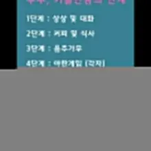 어제 짝꿍과 만남의 수위를 심각히 토론하다가 5단계로 극적합의를 이루었네요 주변에 혹여나 저희와 비슷한 수준의 찐사랑 커플분들과 좋은시간을 가…