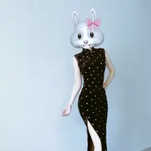 旗袍套装，古典身材