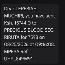 Precious Blood Riruta threatens my child!!! Yesterday I returned my Form 4 daug…