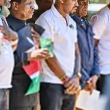 Today at Jeevanjee Gardens, Presidential candidate Boniface Mwangi joined forme…