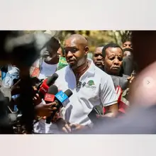 Today at Jeevanjee Gardens, Presidential candidate Boniface Mwangi joined forme…