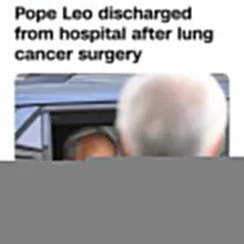Pope Leo discharged from hospital four days after undergoing lung cancer surger…
