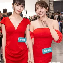 KMP攤位兩位戰力強大的美少女❤️ @kurumi__sakura @y_mizuki127 #TRE2026 #胡桃さくら #弥生みづき