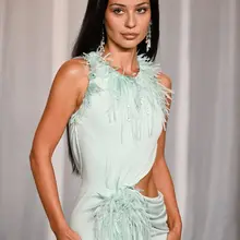 alexa demie wearing custom chanel at the academy museum gala