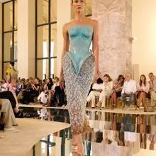 teyana taylor wearing schiaparelli fw26 couture at the academy museum gala