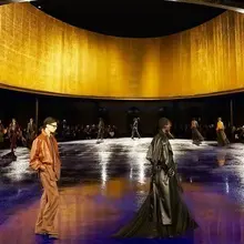 anthony vaccarello’s saint laurent shows have had incomparable set designs
