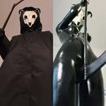 死神：我知道你可能不太想跟我走 🥷🏻 但如果我说我里面穿了全裸乳胶衣呢？