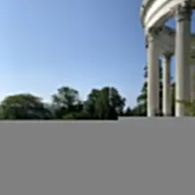 Checking in at Untermyer Gardens.