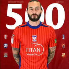 5️⃣0️⃣0️⃣🆙 A huge congratulations to Ollie Banks, who made his 500th career app…