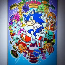 本日!!10月9日(金)より 「SONIC the Exhibition -ACROSS GENERATIONS-」開催です!! 自分のイラストも展示いただい…