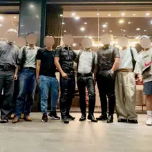 亂入皮革圈喔。🤣🤣🤣 原本以為手機角度弄得這低是甚麼死亡角度，但碼起來就對了。 小八的繪圖風照片可愛到喜歡。