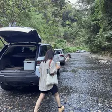 今日游，嘻嘻 #美女 #户外 #烧烤