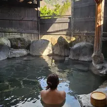 民宿の貸切温泉