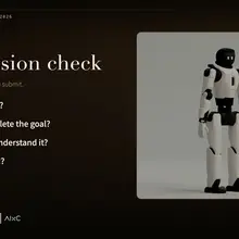 AI judging is not a black-box event at the end. Every submission is checked aga…