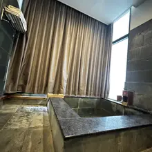 先泡一下溫泉。等等出門逛街走走看看😄😄😄