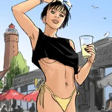 trying that GTA cover pose with Natalia