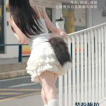 新品【幻尾·肛塞尾巴】 👉一款适合外出穿戴的肛塞尾巴 👉自研设计的配件-幻尾隐形连接件，穿戴隐形又舒适，让尾巴不再局限在房间内。 🫣好适合想玩露出，又胆子小怕…