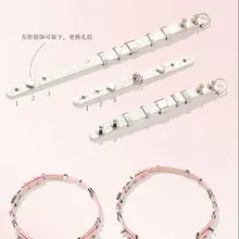 新品—双生·项圈手环 ⭐一个项圈，可拆卸成大小两个尺寸的手环，更适合日常佩戴。 ⭐分开的时候变成手环戴在两个人的手上，见面的时候合成项圈戴在脖子上～想想就不错…
