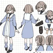 □怯絵あわち（ウサギ獣人/ホーランドロップ） るいと同じ学校に通っている。みんなには隠れてイラストレーターをしていて今のとこ誰にもバレてない 液タブと豆乳が好…