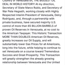 川普宣布美国🇺🇸 和委内瑞拉🇻🇪的石油协议 合作拿下650亿桶原油储备控制权 彻底把中国🇨🇳共产党的拉美战略击溃 匪共在拉美的石油盘算被摧毁 人民币国际化和拉…