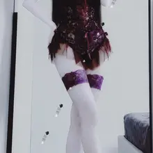♠️暗紫色很有韵味，穿着这个和黑爹玩，代付款的方式是不是会很开心🥰 #反差 #媚黑