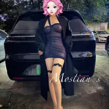 她主提出穿这身去买杯星巴克，胆子真是越来越大了。#露出