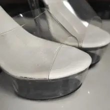 同好投稿，透明高跟，女主是混夜店的吧。