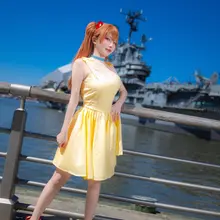 ア ス カ、来日。 アスカが出るなら、やっぱり舞台は空母⚓️ 今回のEVA写真集では、3着ともドイツ国旗カラーを意識してコーディネートしてみました🇩🇪 実はち…