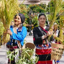 【旅ログ】雲南・普洱の西盟ワ族自治県で、新米祭り。 昔ながらの方式で豊作を祝い、観光客と喜びを分かち合う。