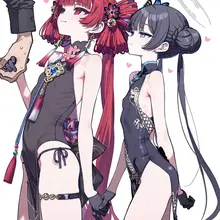 鎖暝さんとキサキ様の身長差